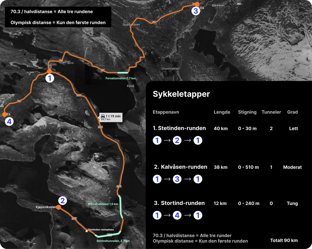 70.3 / Halvdistanse – Lag