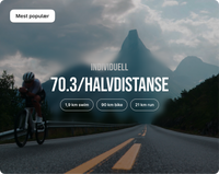 70.3 / Halvdistanse – Individuell