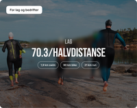 70.3 / Halvdistanse – Lag