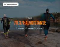 70.3 / Halvdistanse – Lag